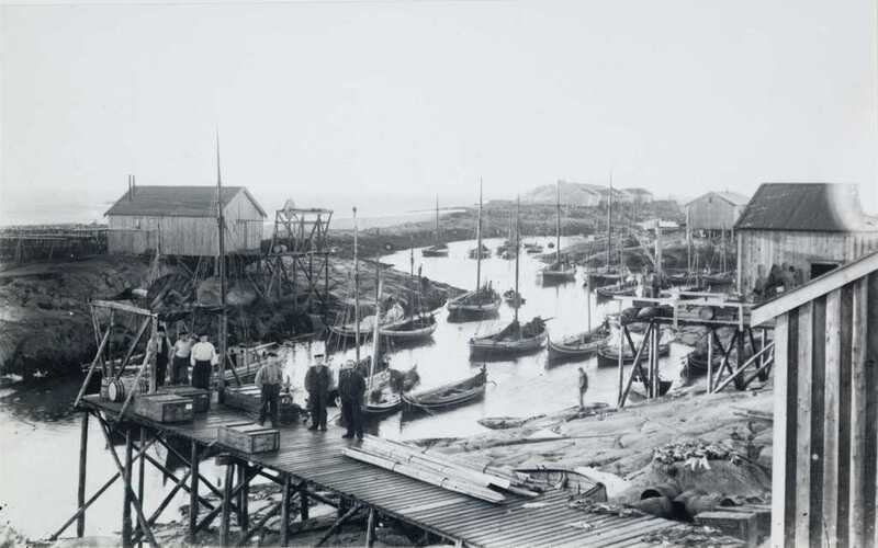 Historisk bilde fra Sandsundvær